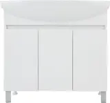 Тумба под раковину напольная Соло Элеганс 85 см цвет белый