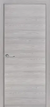 Дверь межкомнатная глухая с замком в комплекте 60x200 см Hardflex цвет ясень серый