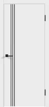 Дверь межкомнатная глухая Бланка М3 70x200 см эмаль белый без замка и петель