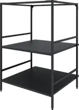 Напольный шкаф Вельга KONSENSA 60x87x56 см цвет черный