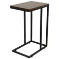 Столик журнальный приставной 45x30x65 см цвет черный дуб