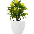 Искусственное растение Лимон ?16 см полиэстер