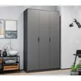 Шкаф распашной Столплит 117x202x52.5 см ДСП цвет диамант серый