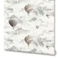 Обои флизелиновые Артекс Воздушные шары серые 1.06 м 10975-01