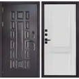 Входная дверь Двери регионов Панцирь Термо левый 205x96.5см белый снег софт