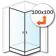 100х100 см