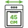 Духовые шкафы 45см