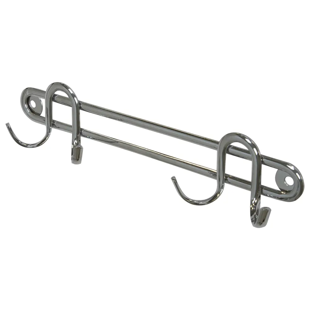 Фото Планка 4 крючка цвет хром Фото Планка 4 крючка цвет хром