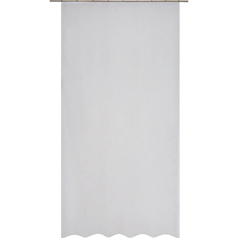 Фото Тюль на ленте «Кострома», 140х260 см, вуаль, цвет белый