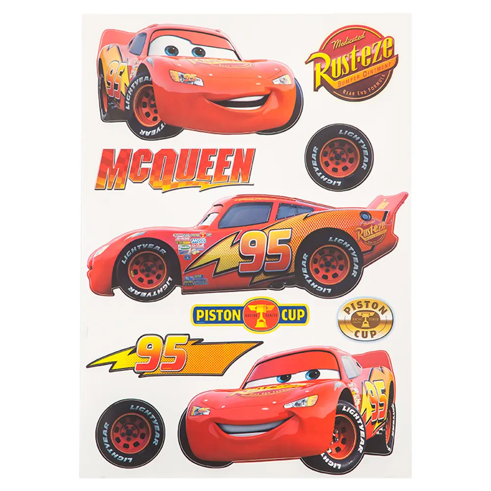 Фото Наклейка, МакКуин, Декоретто XL, 1 шт Фото Наклейка, МакКуин, Декоретто XL, 1 шт