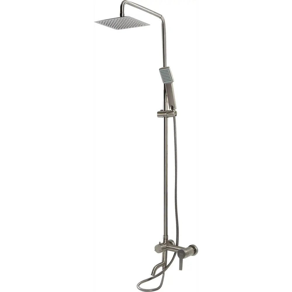 Фото Комплект для душа со смесителем, нержавеющая сталь