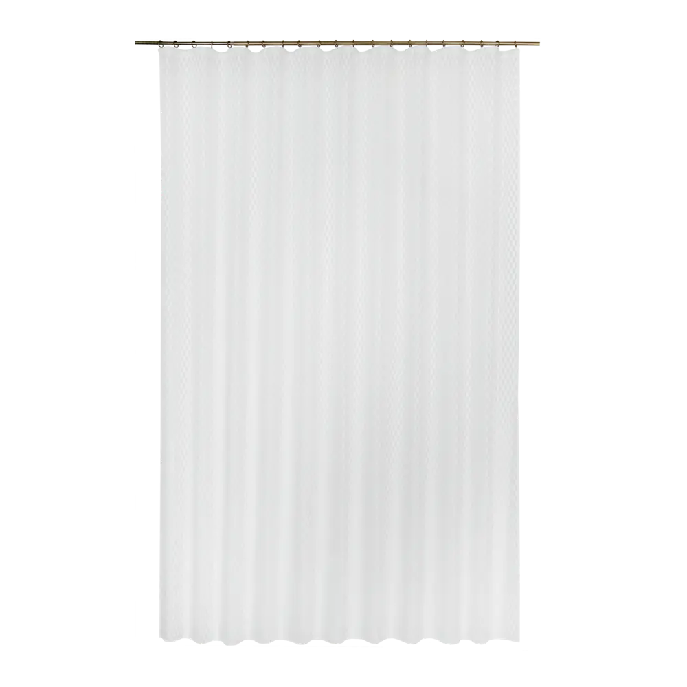 Фото Тюль на ленте «Геометрия», 250x280 см, ромб, цвет белый