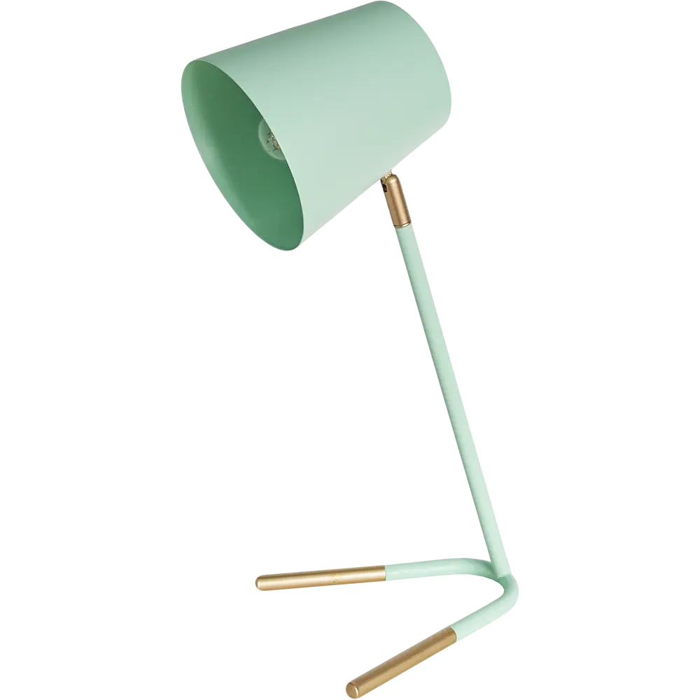 Фото 2 Настольная лампа Skora Green L1159P, цвет бирюзовый