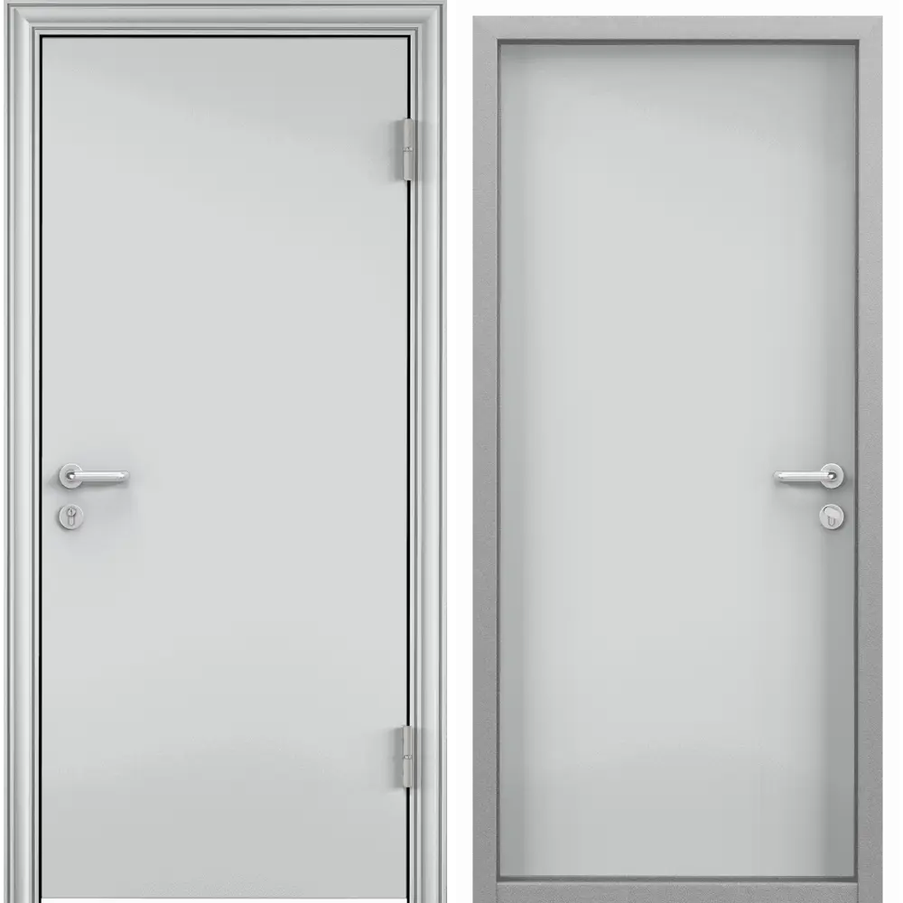 Фото Дверь противопожарная металлическая ДП-1, 860 мм, правая