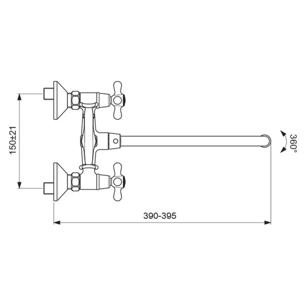 Фото 3 Смеситель для ванны Vidima RETRO BA347AA RETRO BA347AA