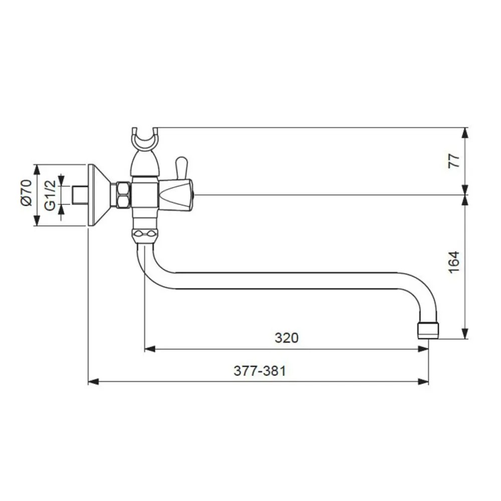 Фото 2 Смеситель для ванны Vidima Practic BA230AA