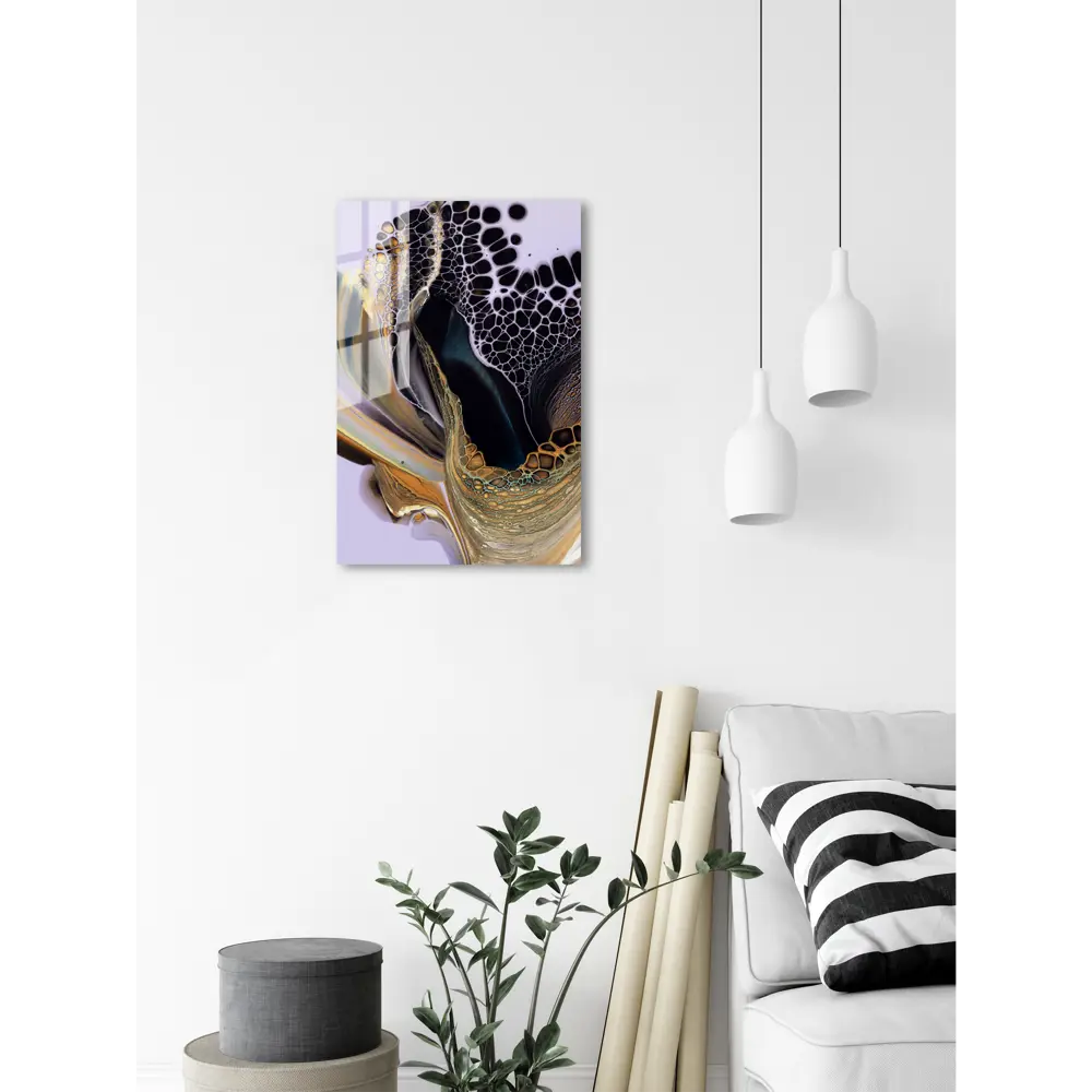 Фото 4 Картина на стекле «Калипсо 3» 40x60 см
