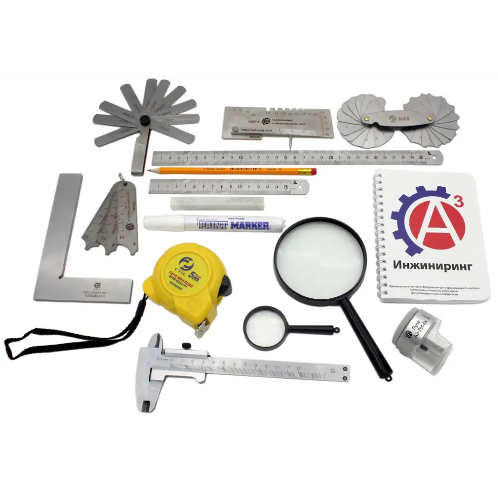 Фото Набор измерительно-разметочных инструментов в сумке ВИК-А3, 17 предметов