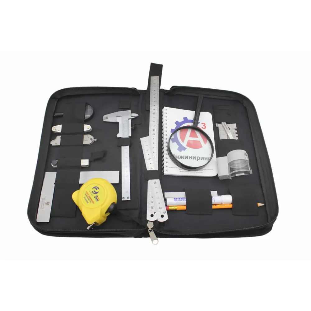 Фото 2 Набор измерительно-разметочных инструментов в сумке ВИК-А3, 17 предметов