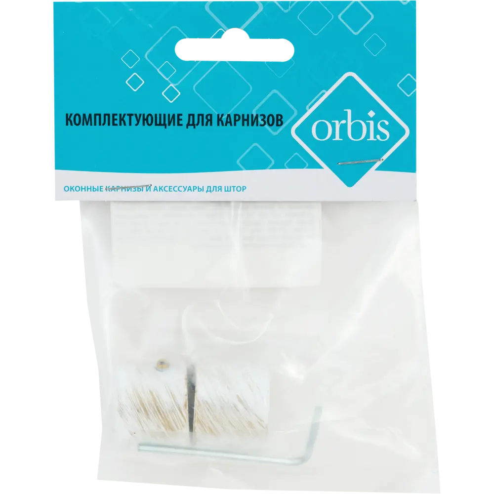 Фото 3 Наконечник-заглушка Orbis, металл, цвет античный белый, 2 шт.