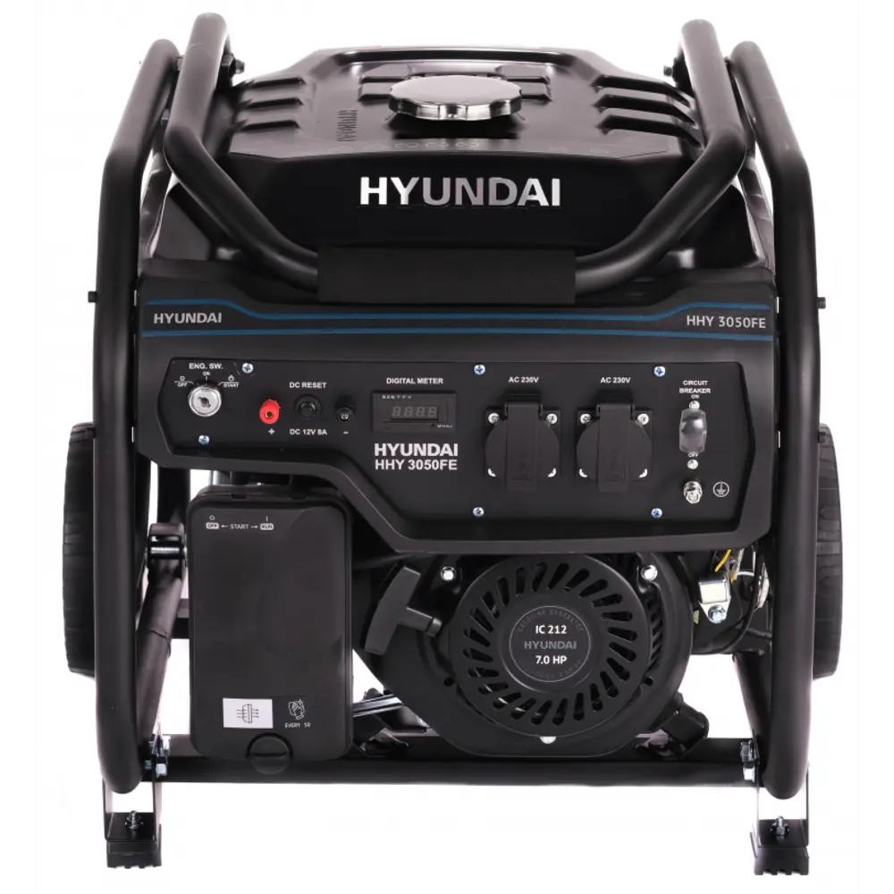Фото 3 Генератор бензиновый Hyundai HHY 3050FE, 3 кВт