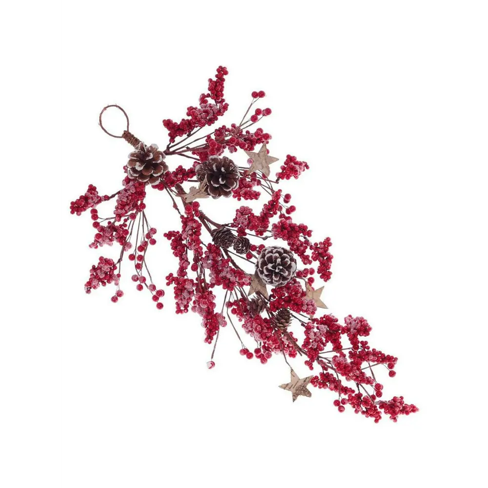 Фото Ветка рябины 20x10 см