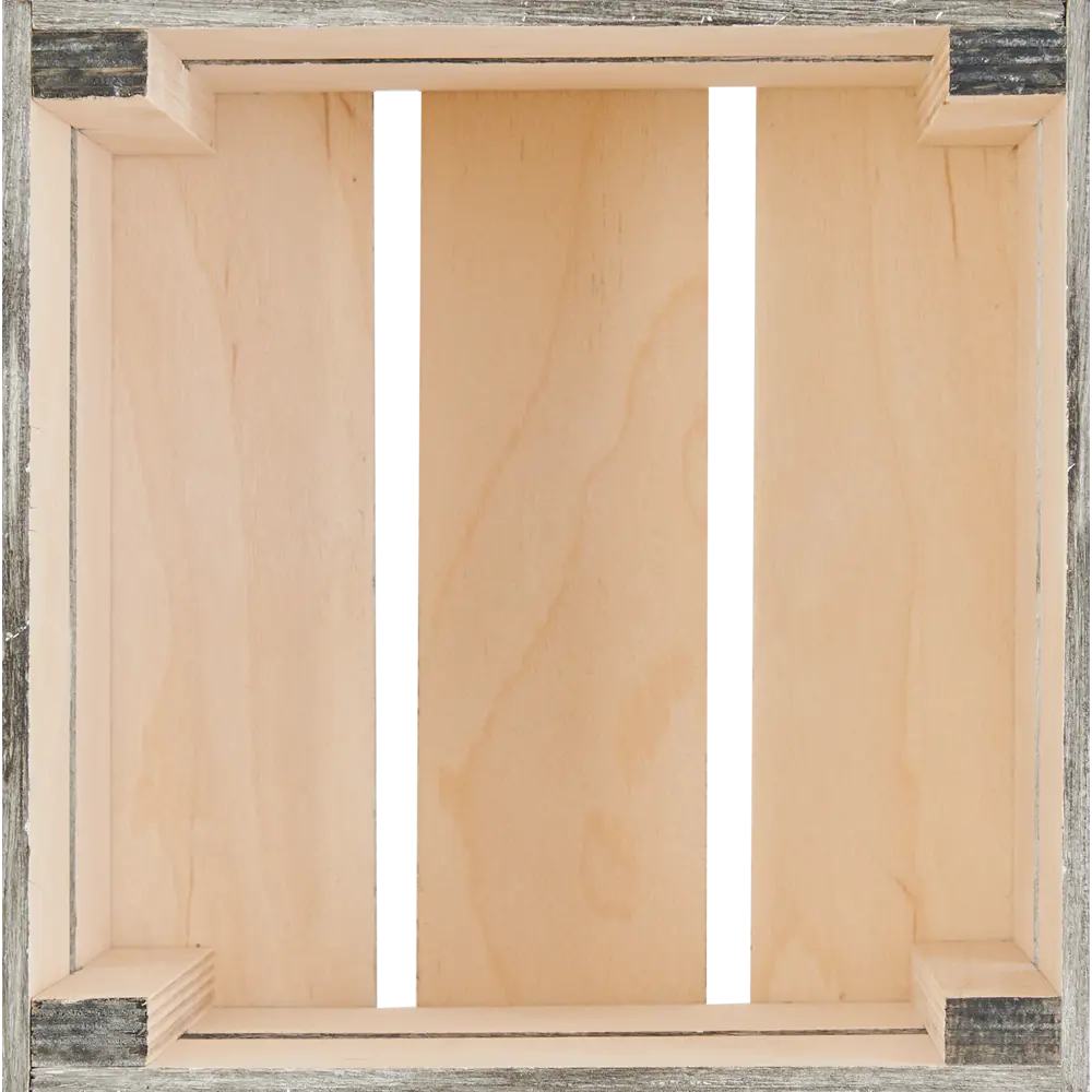 Фото 2 Ящик 20x20x15 см дерево серый