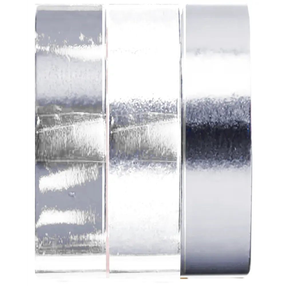 Фото Набор лент цвет серебро, 3 шт.