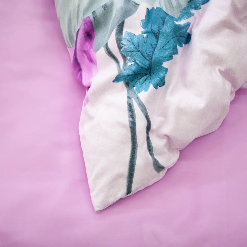 Фото 4 Комплект постельного белья Dome Sylvia, полутораспальный, сатин, разноцветный Фото 4 Комплект постельного белья Dome Sylvia, полутораспальный, сатин, разноцветный