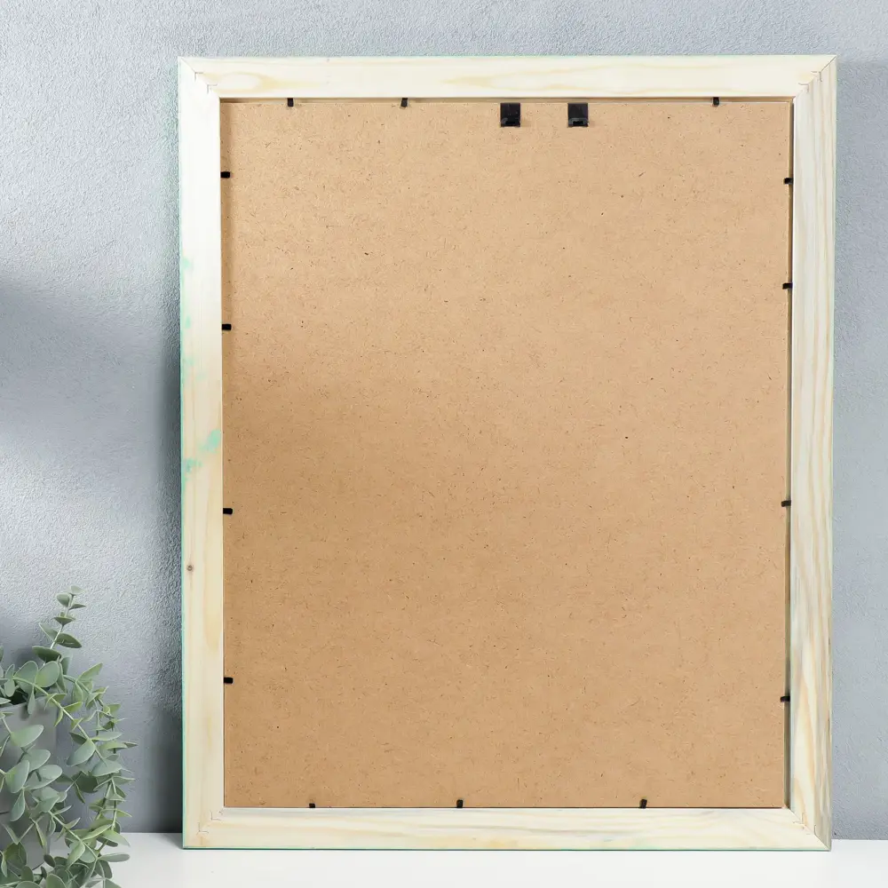 Фото 3 Рамка Simaland 7797139, 40x50 см, дерево, цвет зеленый