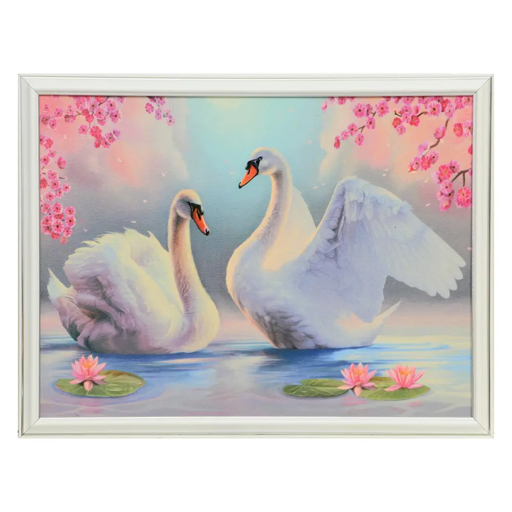 Фото Картина в раме Simaland "Лебеди" 33x43 см Фото Картина в раме Simaland "Лебеди" 33x43 см
