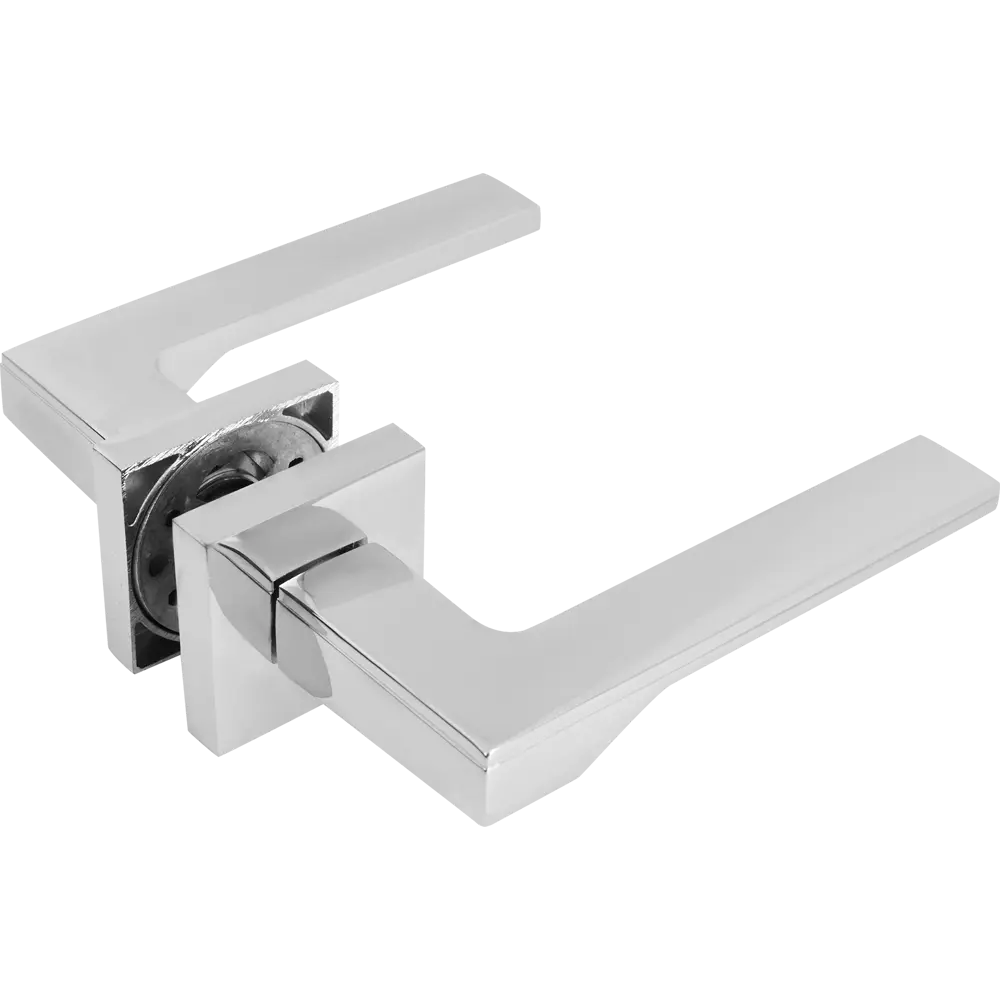 Фото Дверные ручки 162 H, комплект, цвет хром Фото Дверные ручки 162 H, комплект, цвет хром