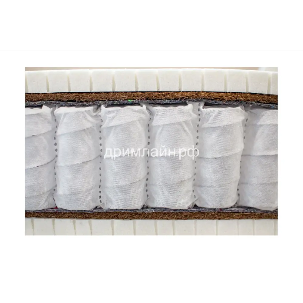 Фото 5 Матрас Dreamline Balance Medium TFK 160x205 см, независимый пружинный блок, двуспальный, латексный