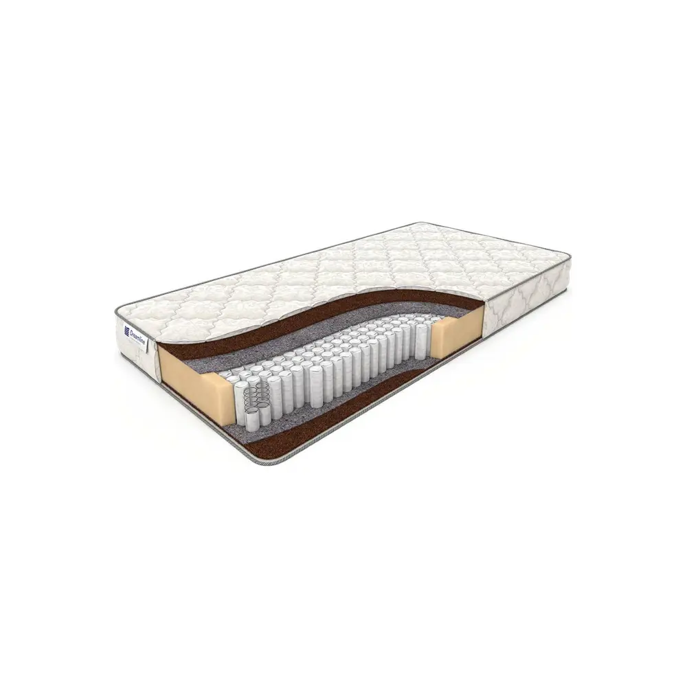 Фото Матрас Dreamline Dream-1 S1000 160x195 см, независимый пружинный блок, двуспальный, кокосовый