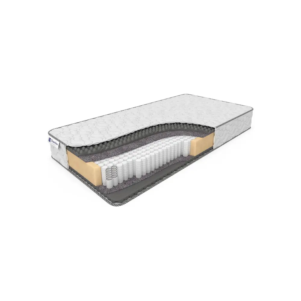 Фото Матрас Dreamline Coal Memory Komfort Massage S-1000 120x200 см, независимый пружинный блок, полутораспальный