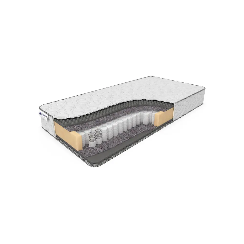 Фото Матрас Dreamline Coal Memory Komfort Massage TFK 150x200 см, независимый пружинный блок, двуспальный