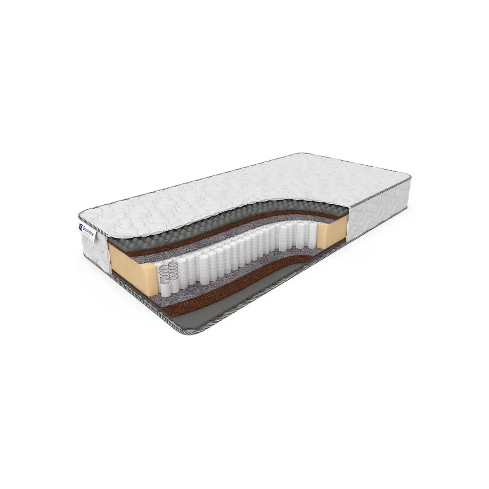 Фото Матрас Dreamline Coal Memory Space Massage S-1000 150x210 см, независимый пружинный блок, двуспальный