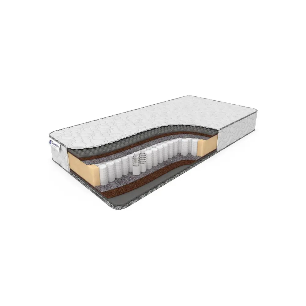 Фото Матрас Dreamline Coal Memory Space Massage TFK 160x180 см, независимый пружинный блок, двуспальный