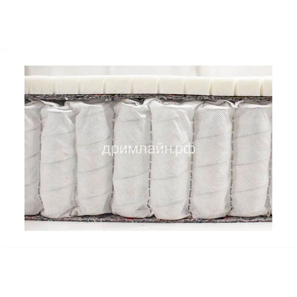 Фото 5 Матрас Dreamline Single Sleep-2 S1000 160x185 см, независимый пружинный блок, двуспальный, латексный