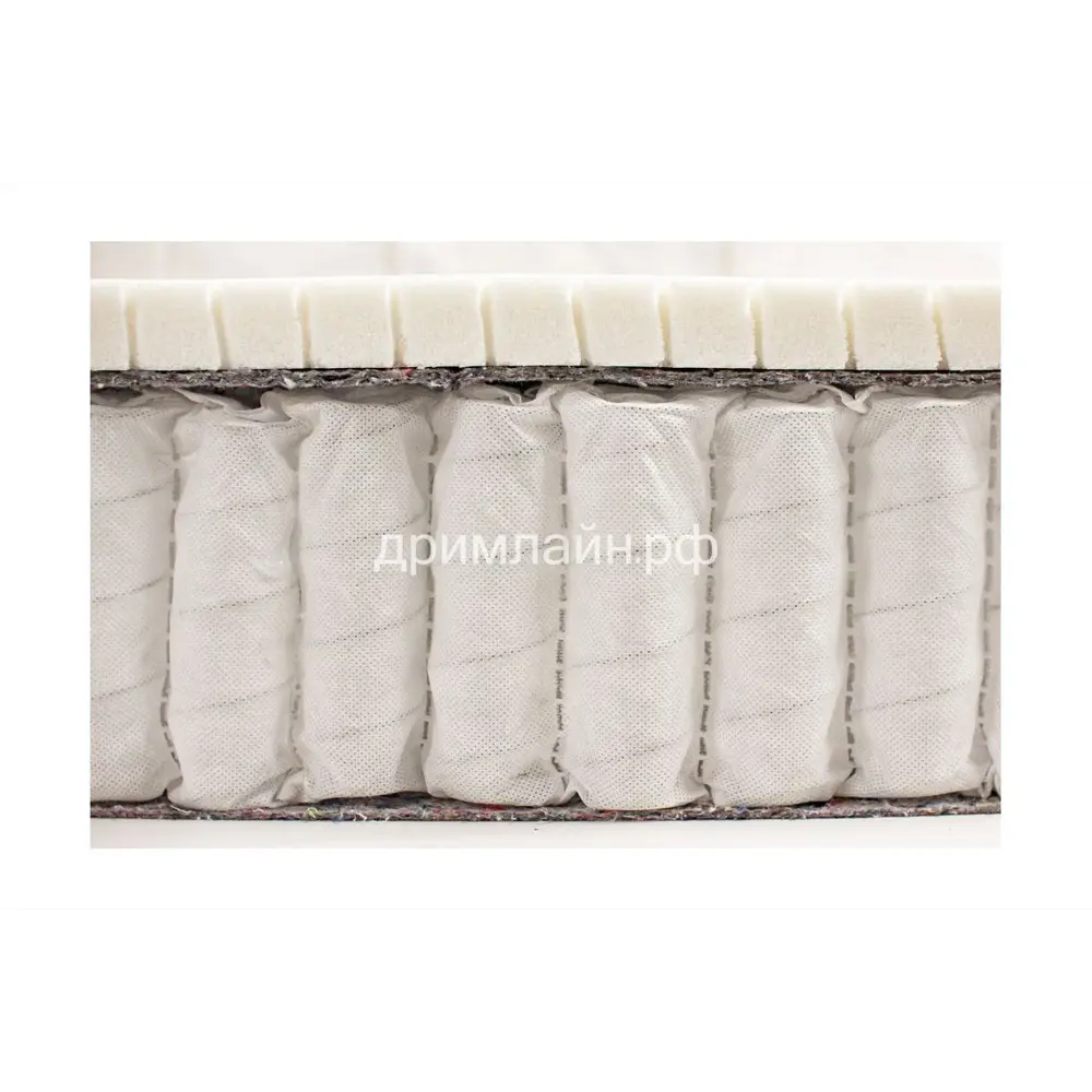 Фото 5 Матрас Dreamline Single Sleep-3 S1000 180x190 см, независимый пружинный блок, двуспальный, латексный