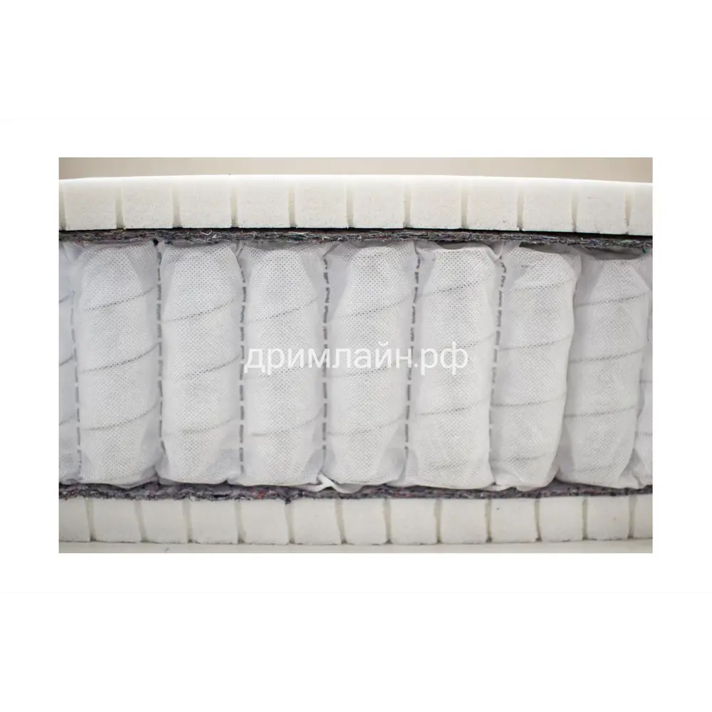 Фото 5 Матрас Dreamline Sleep-3 S-1000 165x190 см, независимый пружинный блок Фото 5 Матрас Dreamline Sleep-3 S-1000 165x190 см, независимый пружинный блок