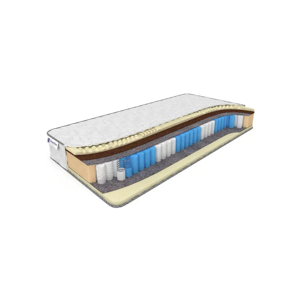 Фото Матрас Dreamline Soft Smart Zone 160x205 см, независимый пружинный блок, двуспальный, латексный Фото Матрас Dreamline Soft Smart Zone 160x205 см, независимый пружинный блок, двуспальный, латексный