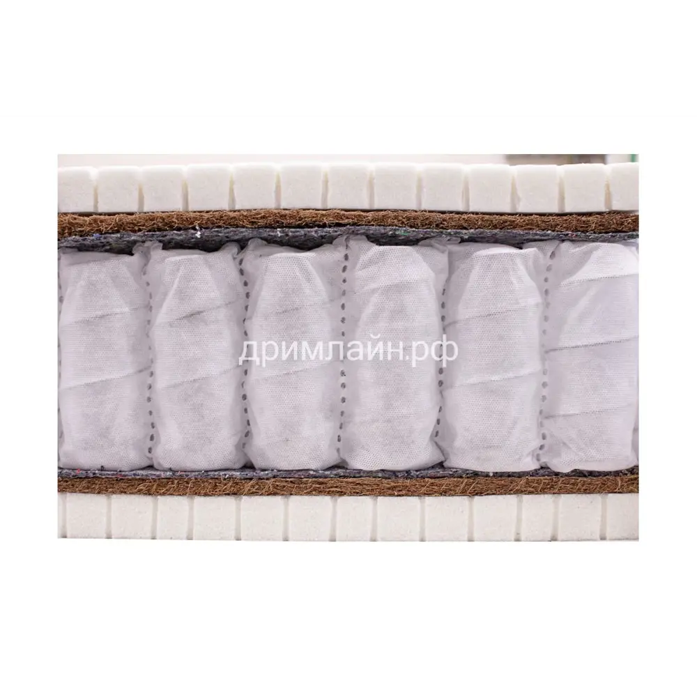 Фото 5 Матрас Dreamline SleepDream Medium TFK 150x210 см, независимый пружинный блок, двуспальный, латексный