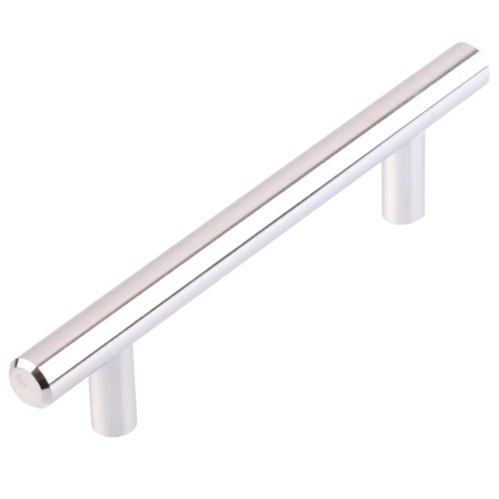 Фото Мебельная ручка-рейлинг хром 96 мм