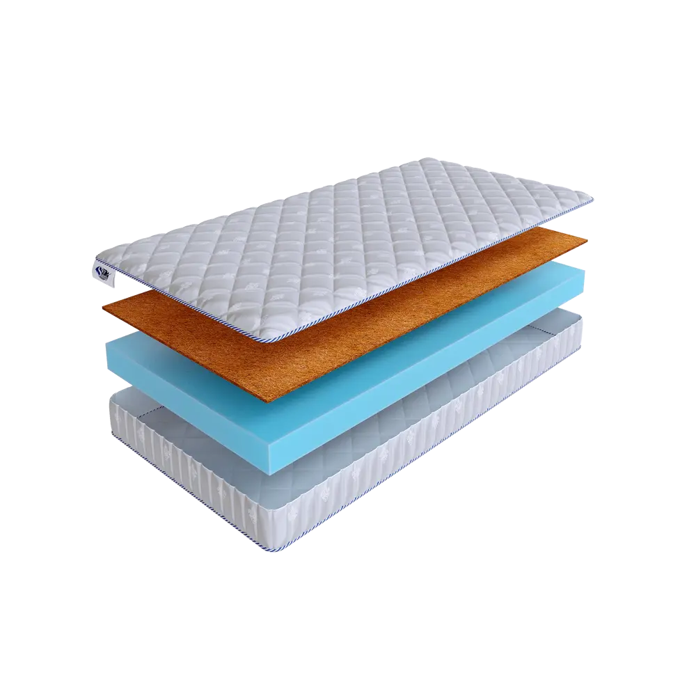 Фото Матрас SkySleep Flex 10 Cocos 75x200 см беспружинный, детский, ортопедический, кокосовый