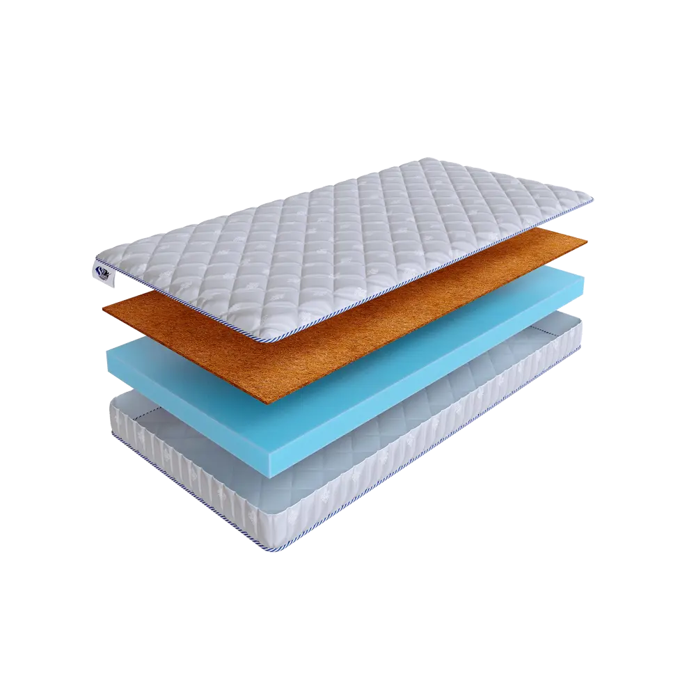 Фото Матрас SkySleep Flex 8 Cocos 200x220 см беспружинный, двуспальный, ортопедический, кокосовый