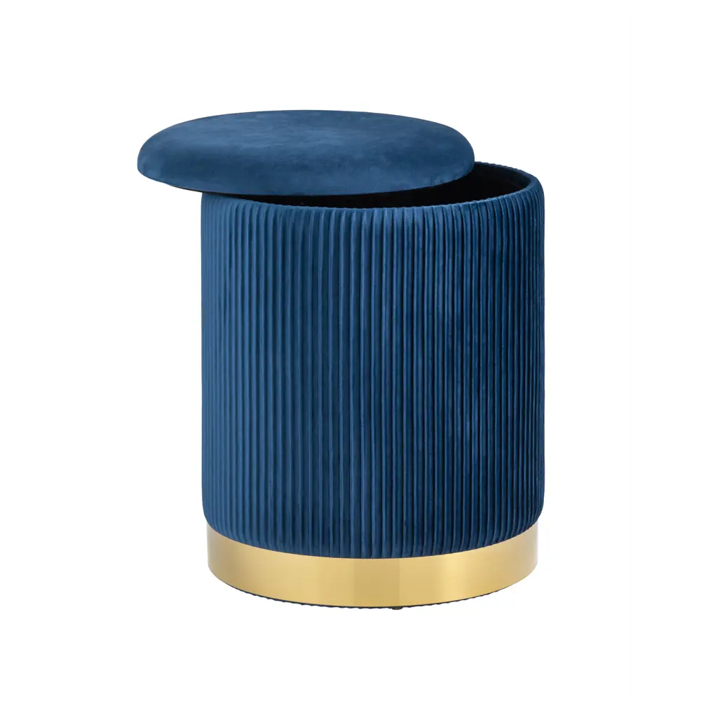 Фото 3 Пуф Stool Group 36x36 см цвет синий 19A205VA-8167-69