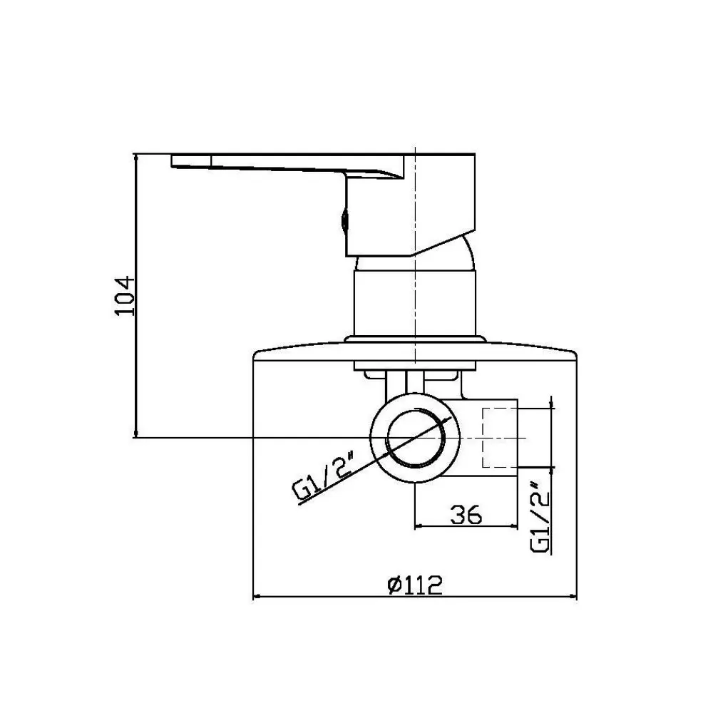 Фото 9 Смеситель для душа Orange LMM22-400cr встраиваемый