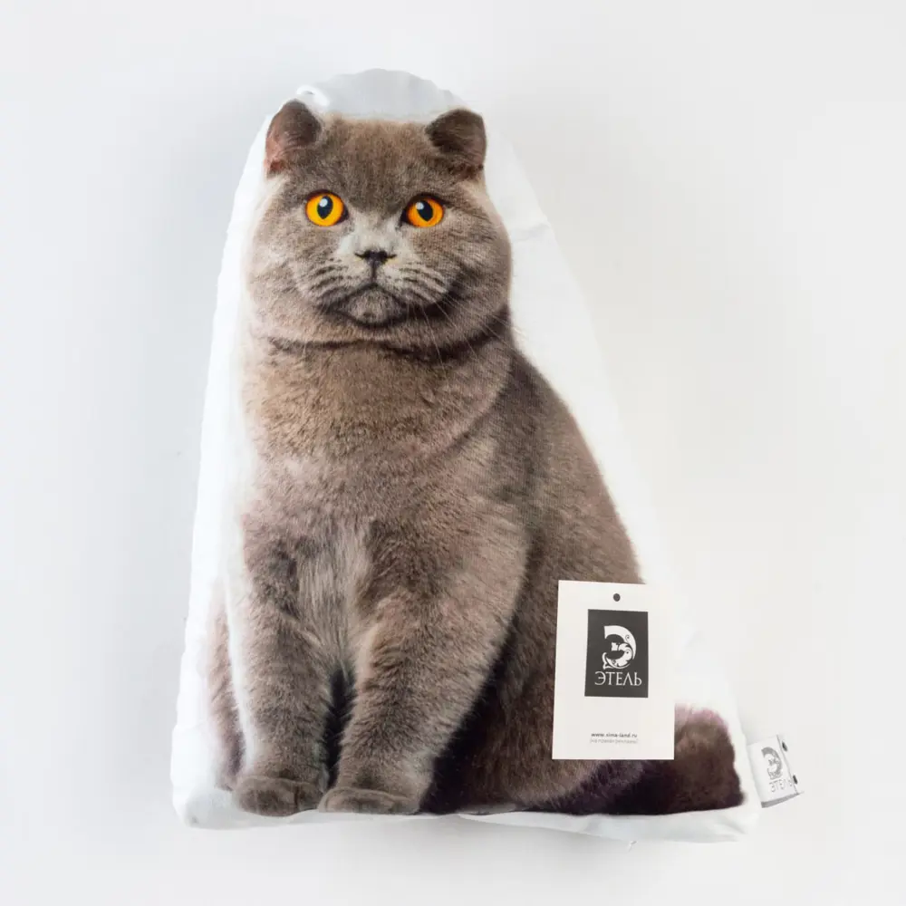 Фото 5 Декоративная подушка Этель 6030065, 40x33 см, цвет серый