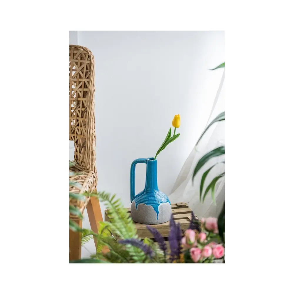 Фото 8 Ваза с ручкой 60695, 23x15 см Фото 8 Ваза с ручкой 60695, 23x15 см